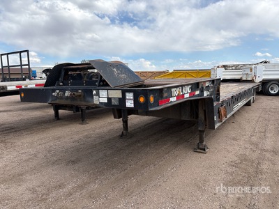 2017 Trail King TK80HT 80000 lb T/A Lowboy Trailer (Inoperable)