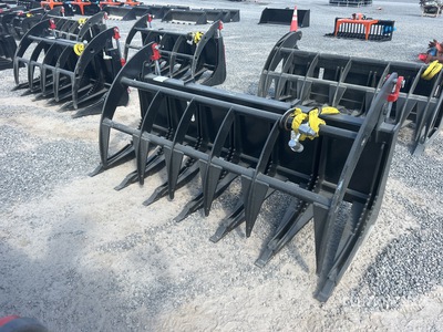 All-Star 72 in Skid Steer Root Rake (Unused)