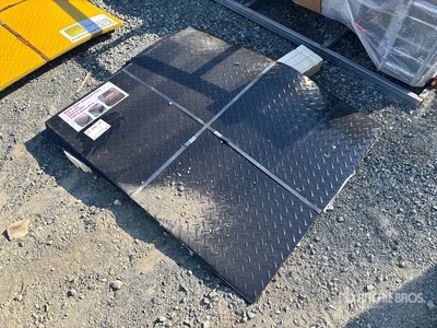 Quantity of (20) 4 ft x 3 ft Black Steel Diamond Corrugated Siding Panels (Unused)
