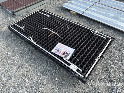 Quantity of (20) 6 ft x 3 ft Black Metal Rail Staccionata (Unused)