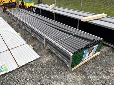 Quantity of (68) 20 ft x 2.48 in Grey UPVC Rigid Non-Metallic Conduit Varios, tienda, almacen, consumidor (Unused)