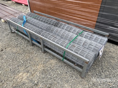 Quantity of (6) 66 ft x 4 ft Galvanized Rolls of Welded Wire Mesh Staccionata (Unused)