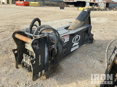 LaBounty MDP 20R Q/C Rotating with SQ70 Steelwrist Coupler Demolition Shear - Fits Komatsu PC 490