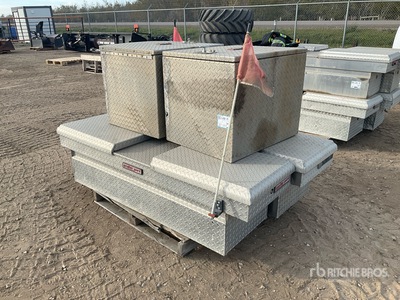 Quantity of (4) Aluminum Tool Box