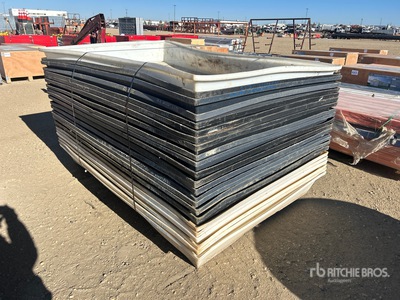 Quantity of (23) 84 In x 48 In Equipment Safety Spill Trays