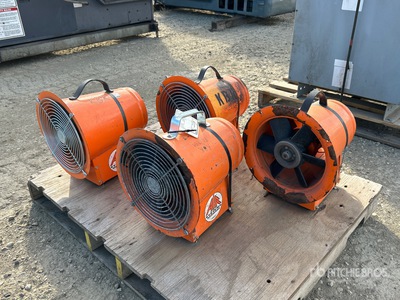 Quantity of (4) Air Systems Int 1395 CFM Confined Space Electric High Volume Safety Fan