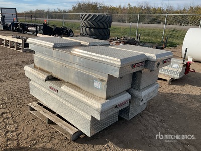 Quantity of (4) 5 ft Weather Guard Truck Tool Box