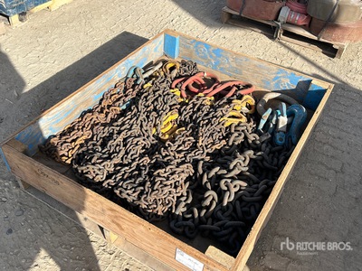 Quantity of (4) Shop Crane Chain & Rigging