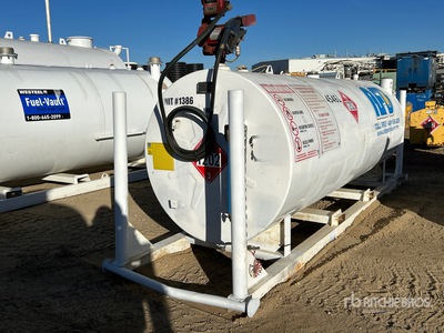 2010 Westeel 4546 L Skid Mounted Steel Fuel Tank