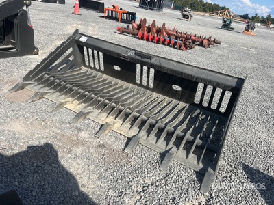 All-Star 80 in Rock Skid Steer Bucket (Unused)