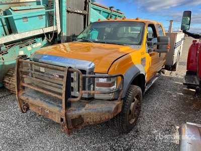 2008 Ford F-550 XL 4x4 Crew Cab Utiliteits vrachtwagen (Inoperable)