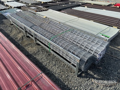 Quantity of (6) 66 ft x 6 ft Galvanized Rolls of Welded Wire Mesh Staccionata (Unused)