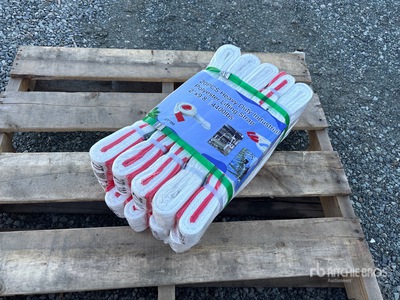 Quantity of (20) 9 ft 9 in x 2 in Heavy Duty 4400 lbs Industrial Polyester Lifting Strap Varios, tienda, almacen, consumidor (Unused)