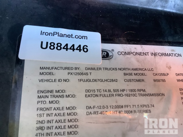 CAMIóN CAMAROTE 2016 FREIGHTLINER