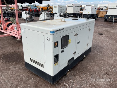 2015 HiPower HYW-25 M6SA 22 kW Skid-Mounted Zestaw prądotwórczy