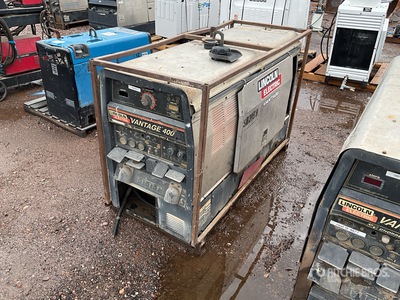 2008 Lincoln Vantage 400 400 A Skid-Mounted Multi-Process Multi-Operator Welder (Inoperable)