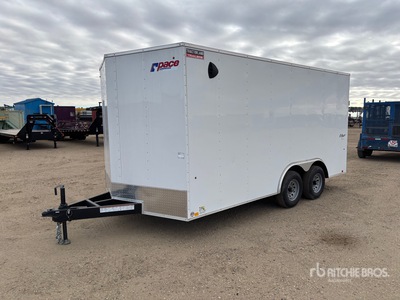 2025 Pace Outback 16 ft T/A مقطورة ذو كبينة مغلقة