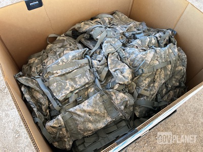 Qty (25) US Army MOLLE II Large Rucksack in (UCP)