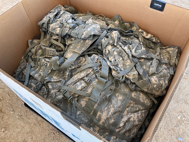 Qty (25) US Army MOLLE II Large Rucksack in (UCP)