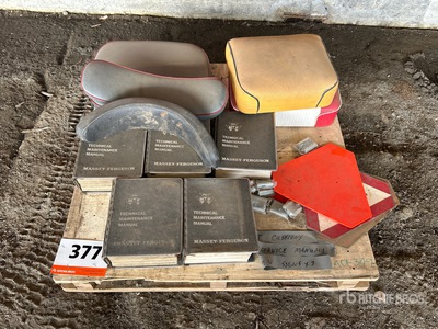Quantity of Seat Cushions, MF Service Manuals, SMV Signs