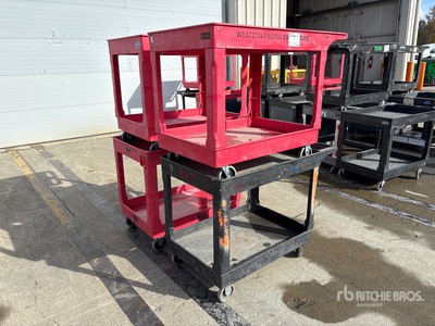 Quantity of (4) Shop Carts Divers