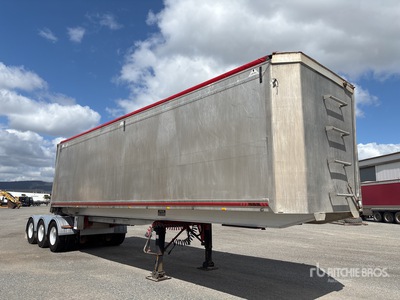 2013 Gippsland Body Builders 9.4 m Tri/A B-Double Lead Sliding End Dump Trailer