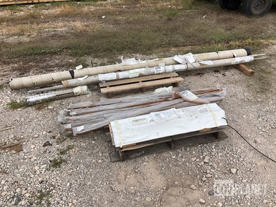 (438) Assorted Metal Bars & Hoses