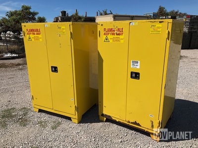 (2) Flammable Liquid Storage Cabinets
