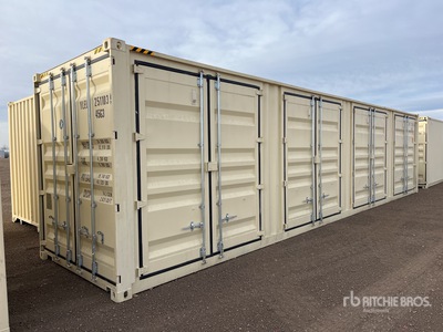 2025 40 ft High Cube Multi-Door Storage Container