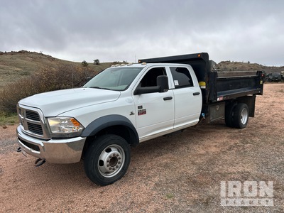 2012 Dodge Ram 5500 4x4 Crew Cab Tipper Truck