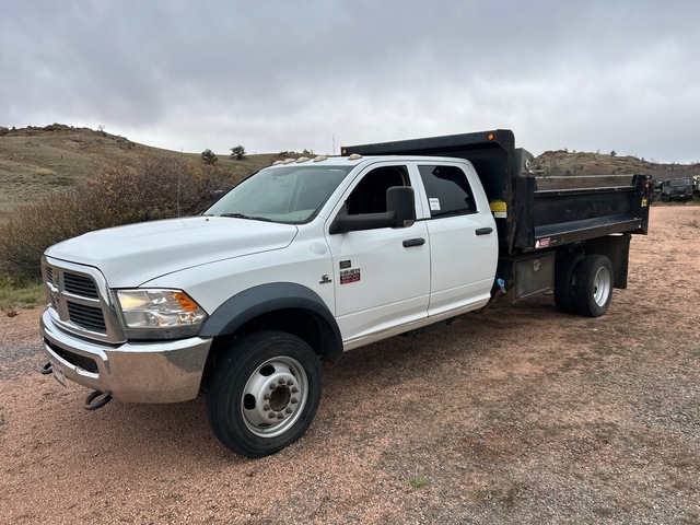 2012 Dodge Ram 5500 4x4 Crew Cab Dump Truck