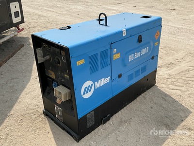 Miller 500D Skid-Mounted を見 Welder - Fueled (Inoperable)