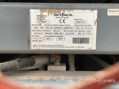 2017 Skyjack SJ8841RT Scissor Lift