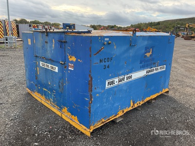 4000 L Skid Mounted Steel Diesel Fuel Tank