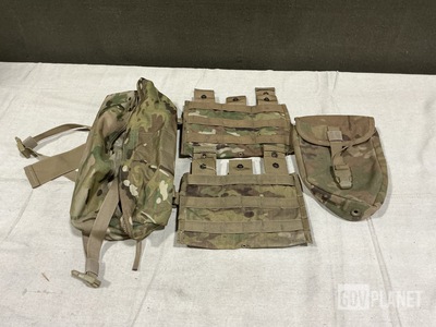 (69) M4 Three Mag Pouches, (76) Canteen Pouches & Assorted Items