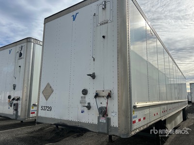 2017 Vanguard VXP 53 ft x 102 in T/A Van Trailer