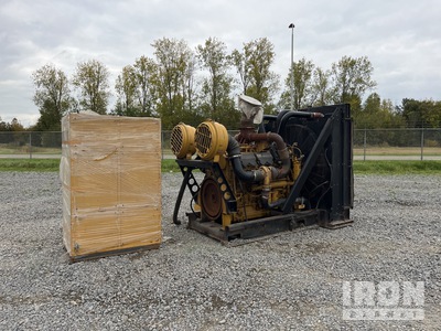 Cat C32 DG 1010 kVA Skid-Mounted Diesel Generator with auxiliary Generator Set