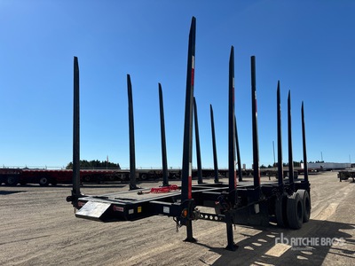 2014 Temiska LG 28 ft T/A Log Trailer