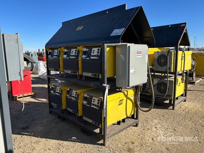 Quantity of (6) 2011 ESAAB ORIGARC 410c Multi Rack  110 A Arc Electric Welder