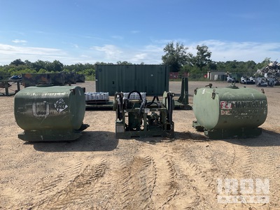 (2) Liquid Storage Tanks & (1) Pump Assembly