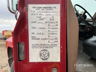 1989 Ford 4x2 Tanker Pumper Camión de bomberos