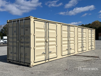 2025 40 ft High Cube Multi-Door Storage Container