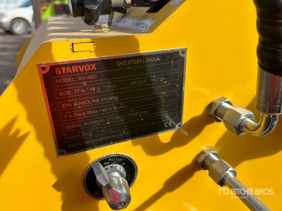 2025 STARVOX SV-480 Ride on Compacte Schranklader (Unused)