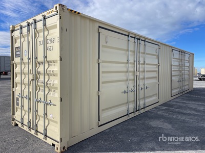 2025 40 ft High Cube Multi-Door Contenedor de almacenamiento