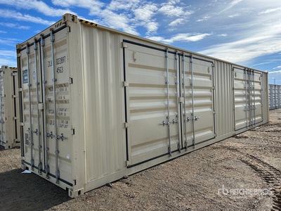 2025 40 ft High Cube Multi-Door Storage Container
