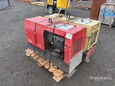 Quantity of (2) Hobart Skid-Mounted Stick Electric Welder