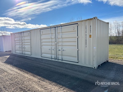 2025 40 ft High Cube Multi-Door Storage Container