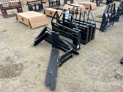 2025 Mower King SA 48 in Qty of 4 Skid Steer Forks (Unused)