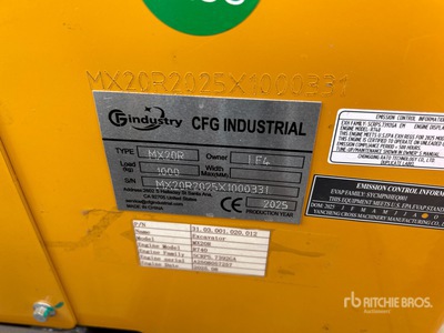 2025 CFG MX20R Minikoparka (Unused)