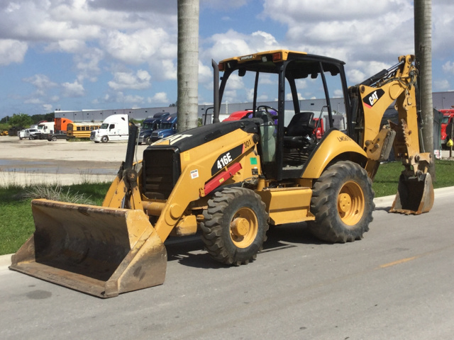 2011 Cat 416E 4x4 Backhoe Loader
